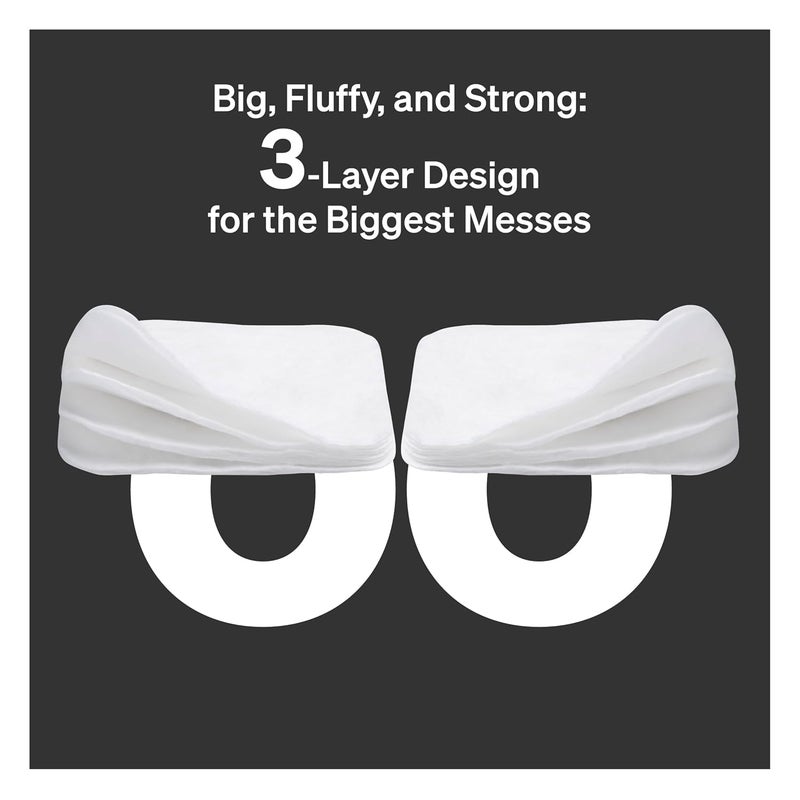 Love Noobs Baby Cotton Pads for Diaper Change by LoveNoobs, 720 Count, Ultra Soft 100% Organic Extra Large Cotton Pads for Baby Sensitive Skin, Lint-Free, Premium Jumbo Size, GOTS Certified - Image 3